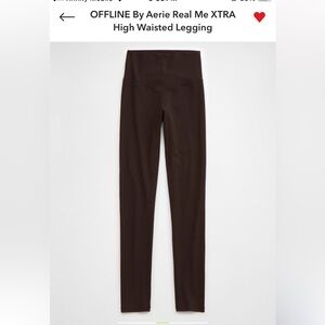 Aerie Offline Real Me XTRA High Waisted Leggings NWT